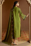 GREEN OASIS-3 PC KHADDAR EMBROIDERED SUIT