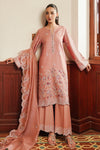 MYSTIC PINK-3PC SATIN EMBROIDERED SUIT