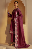 PLUM RADIANCE-3 PC KHADDAR EMBROIDERED