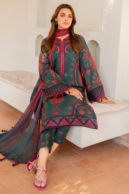 EMBROIDERED LAWN USE-9062