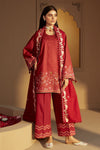 GARNET RIME-3 PC KHADDAR PRINTED SUIT